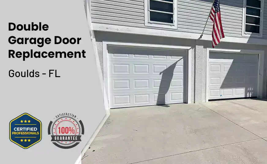 Double Garage Door Replacement Goulds - FL 