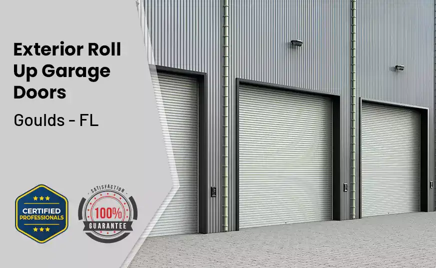 Exterior Roll Up Garage Doors Goulds - FL 