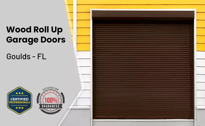Wood Roll Up Garage Doors Goulds - FL 