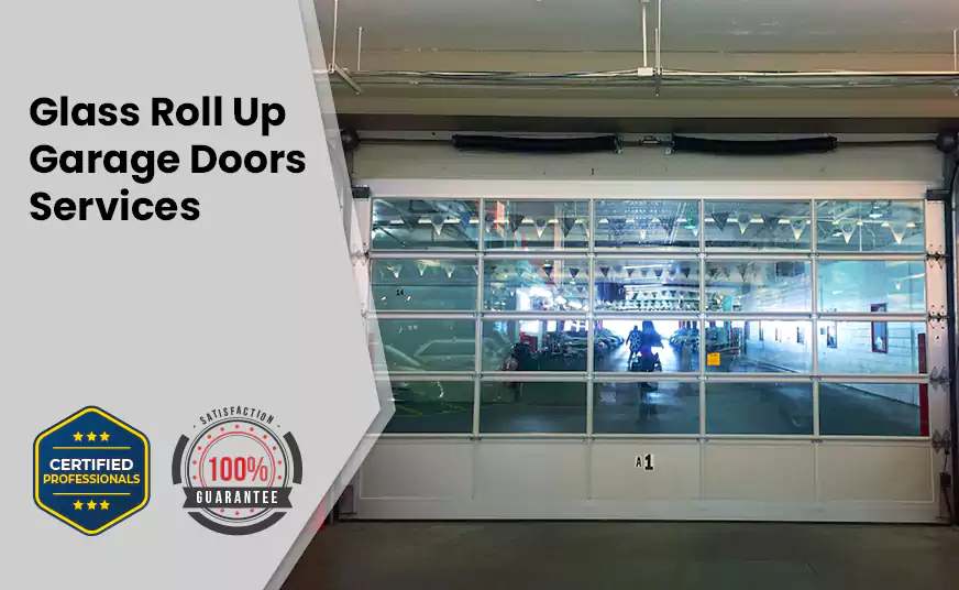 Glass Roll Up Garage Door in Goulds, FL